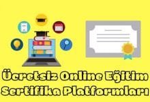 Ücretsiz Online Eğitim Sertifika Platformları 14 Mühendistan Ücretsiz Online Eğitim Sertifika Platformları