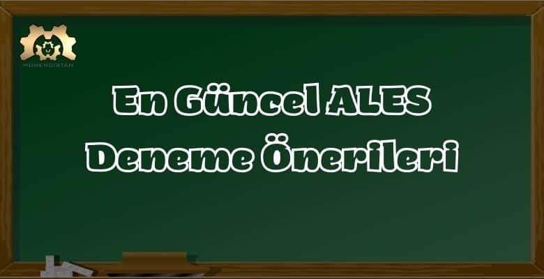 En Güncel ALES Deneme Önerileri