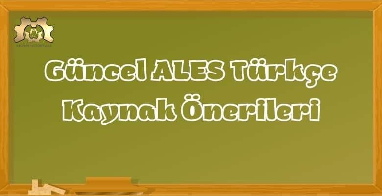Güncel ALES Türkçe Kaynak Önerileri